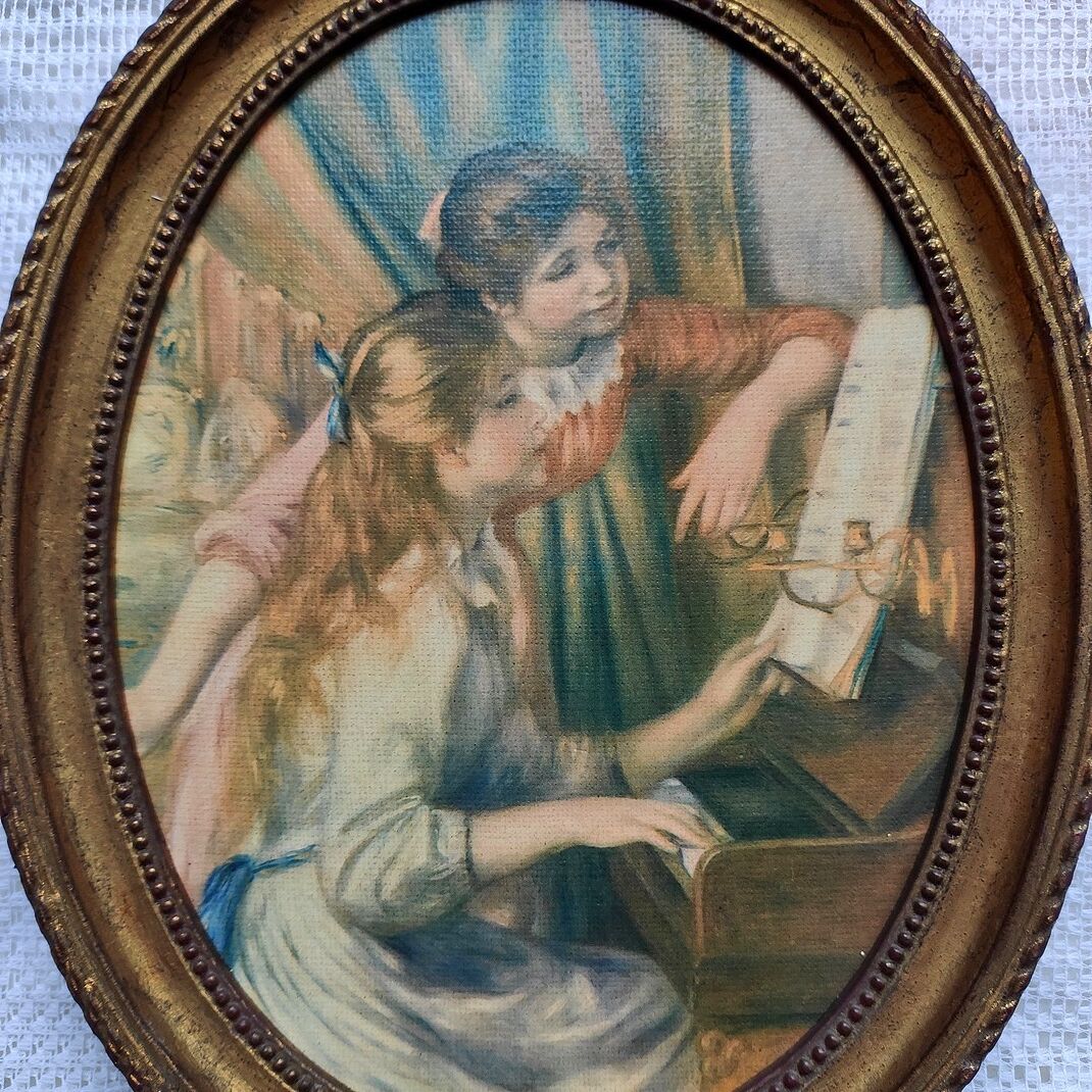 Vintage framed printing