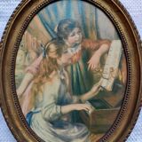 Vintage framed printing