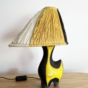 Lilette and Gilbert Valentin Les Archanges collector's lamp, France 1950