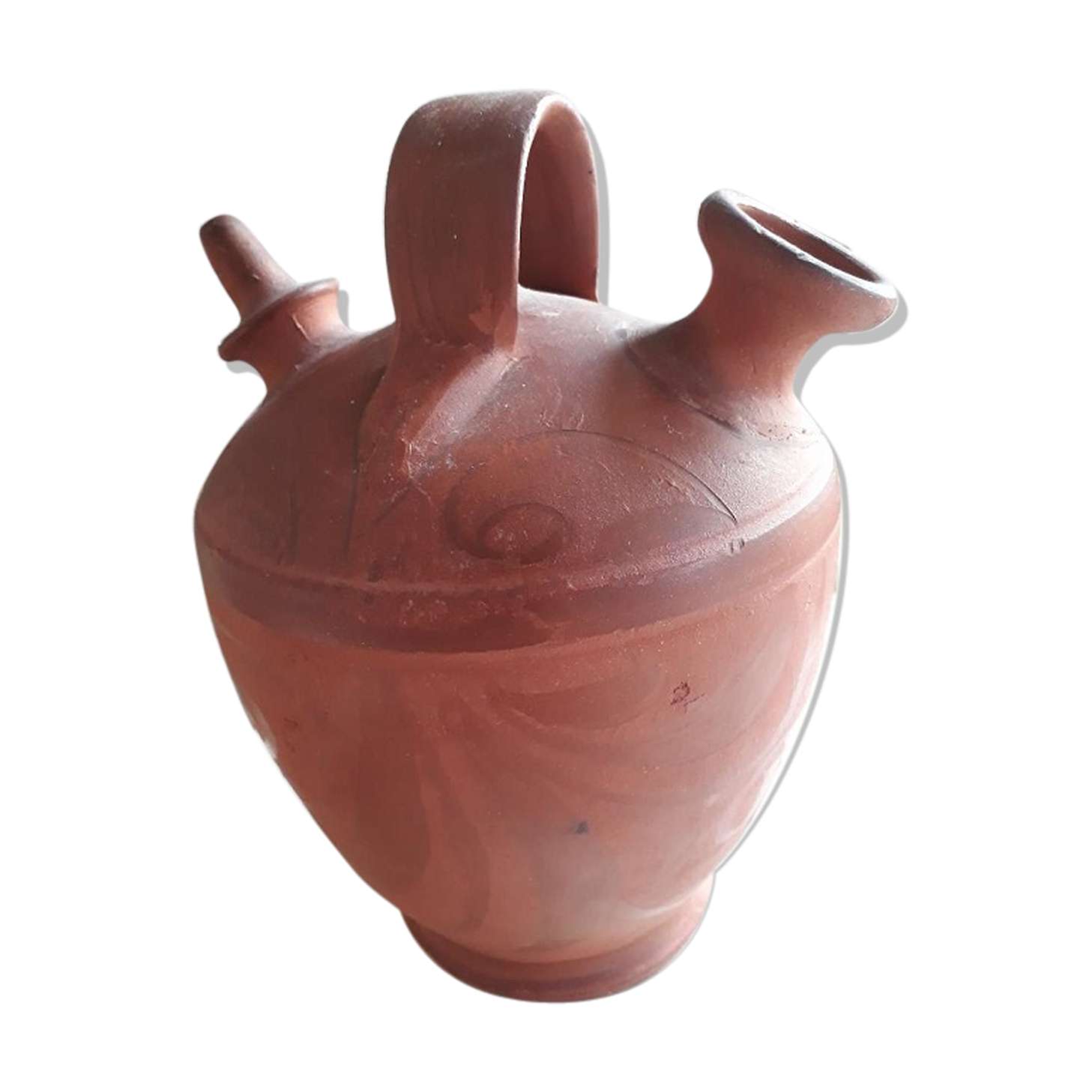 Old jar in terra cotta