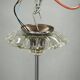 Art Deco Six-Arm Glass Chandelier, Czechoslovakia, 1930s