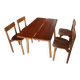 Ensemble table et chaises pierre Gautier delaye