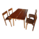 Ensemble table et chaises pierre Gautier delaye
