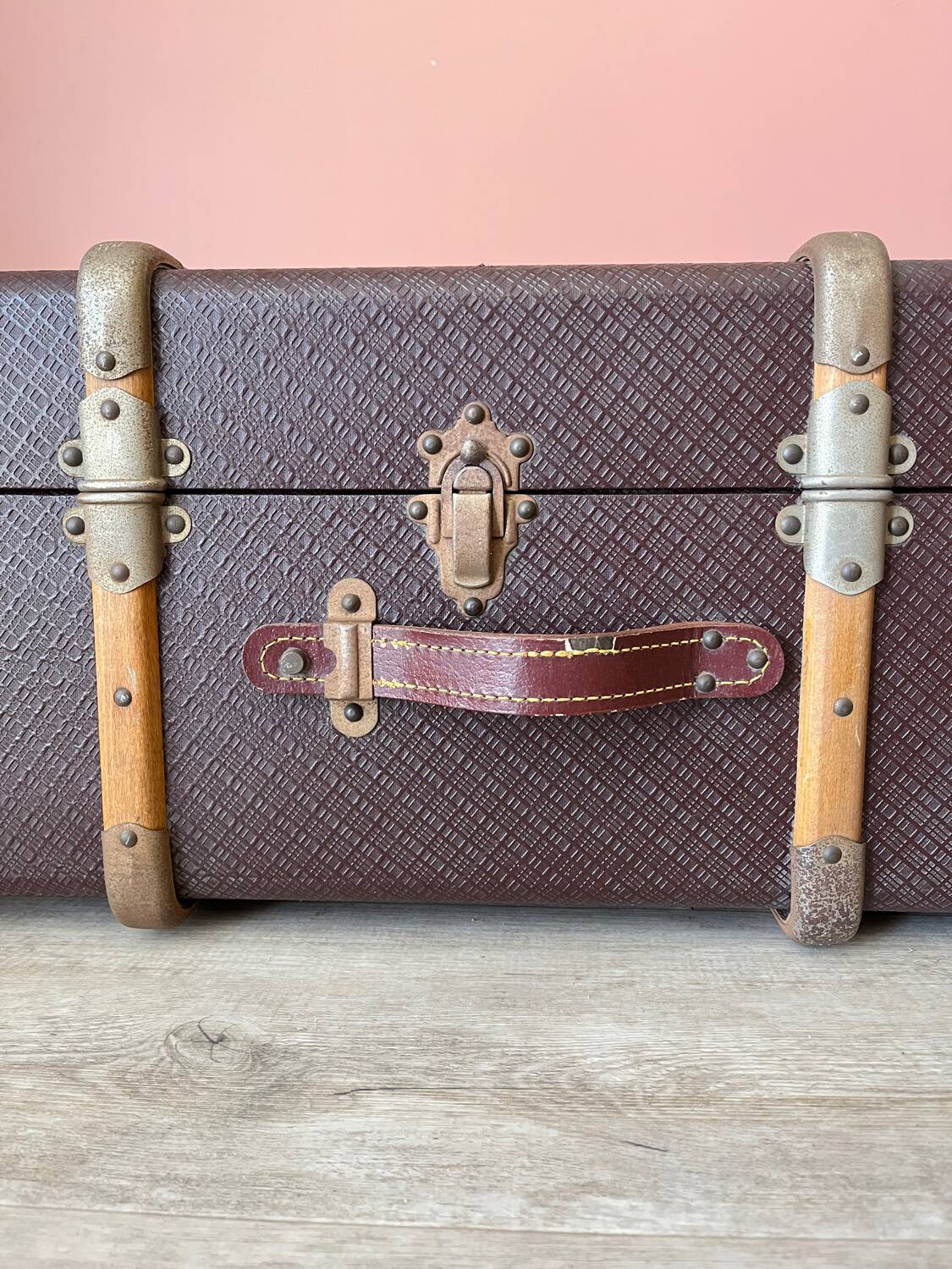 Old travel trunk