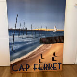 Canvas arcachon basin popette