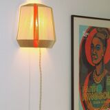 Colourful wall lamp L’Epicurienne gold – orange