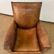 Leather club chair