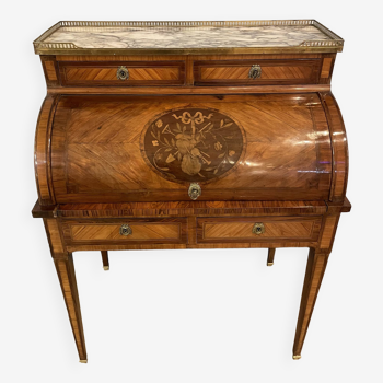 Louis XVI style cylinder desk from the 18th century