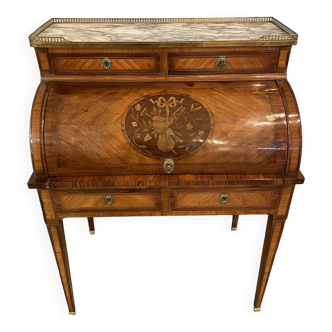Louis XVI style cylinder desk from the 18th century