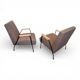 1 paire de fauteuils Pierre Guariche