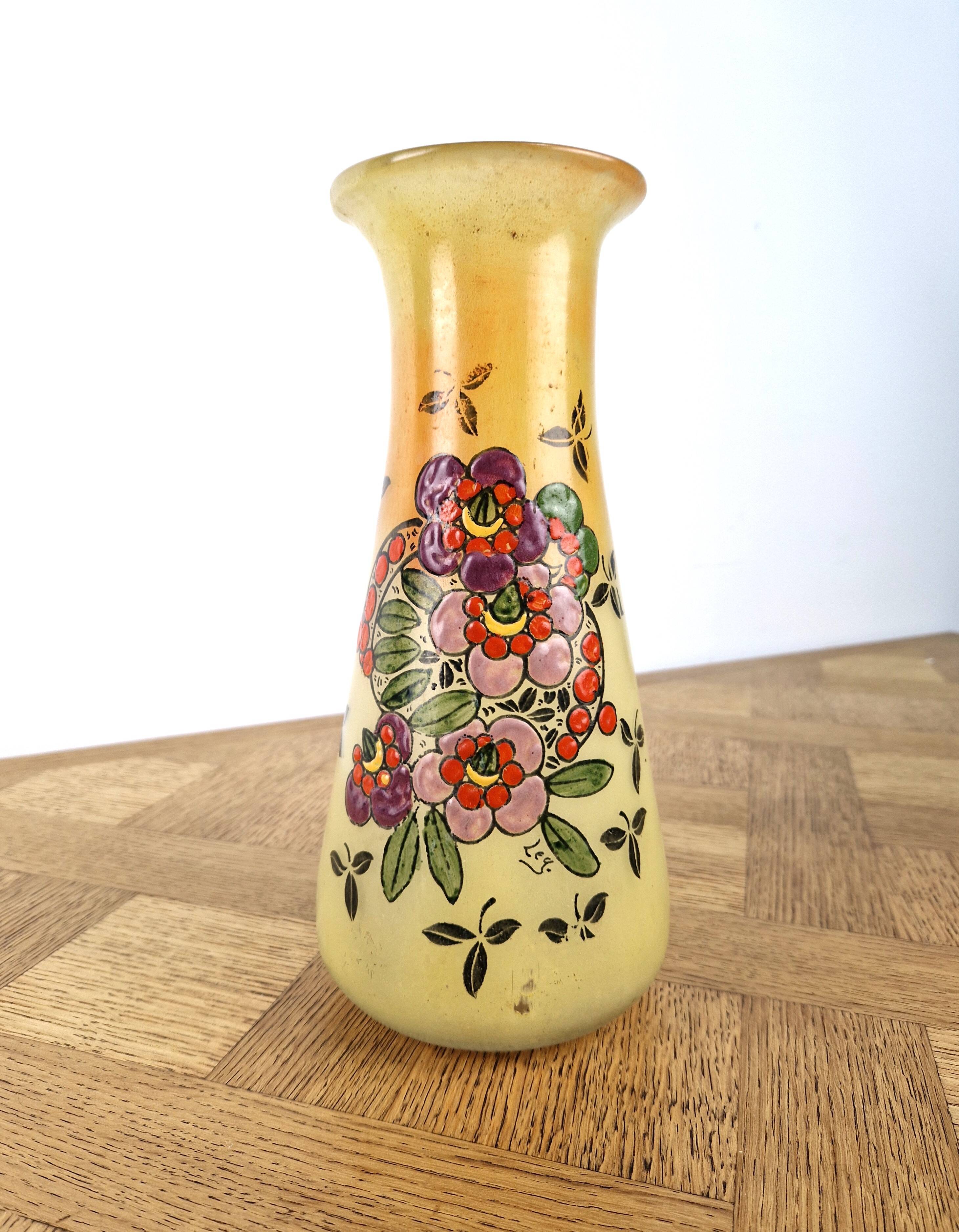 Vase art nouveau signé LEG ( Legras)
