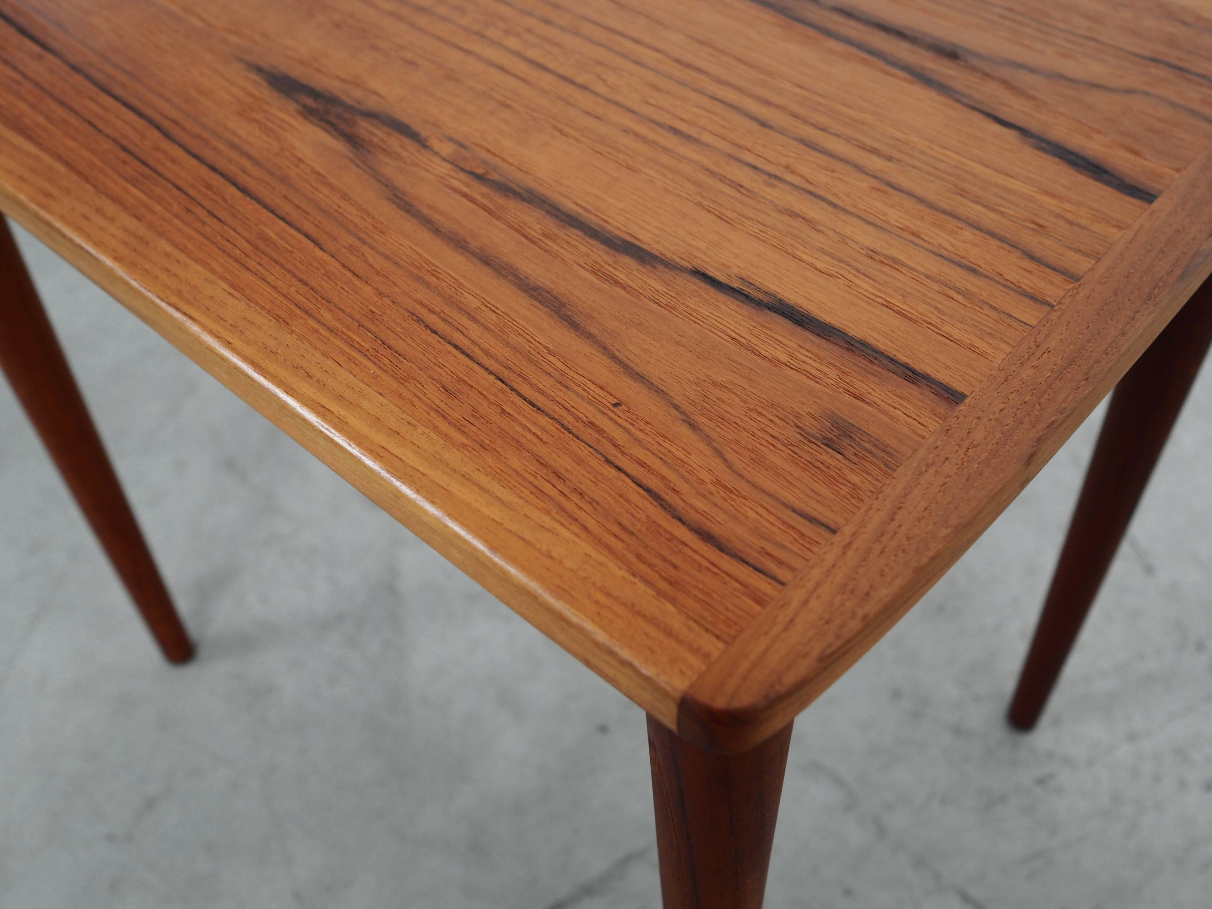 Teak coffee table, Danish design, 1970s, production: Denmark