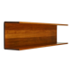 Solid teak wall shelf, 1960s Germany.