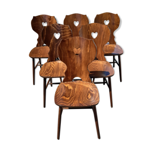 lot de 6 chaises bistrot