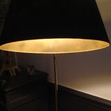 Lampadaire vintage 1960 a tablette et range disques