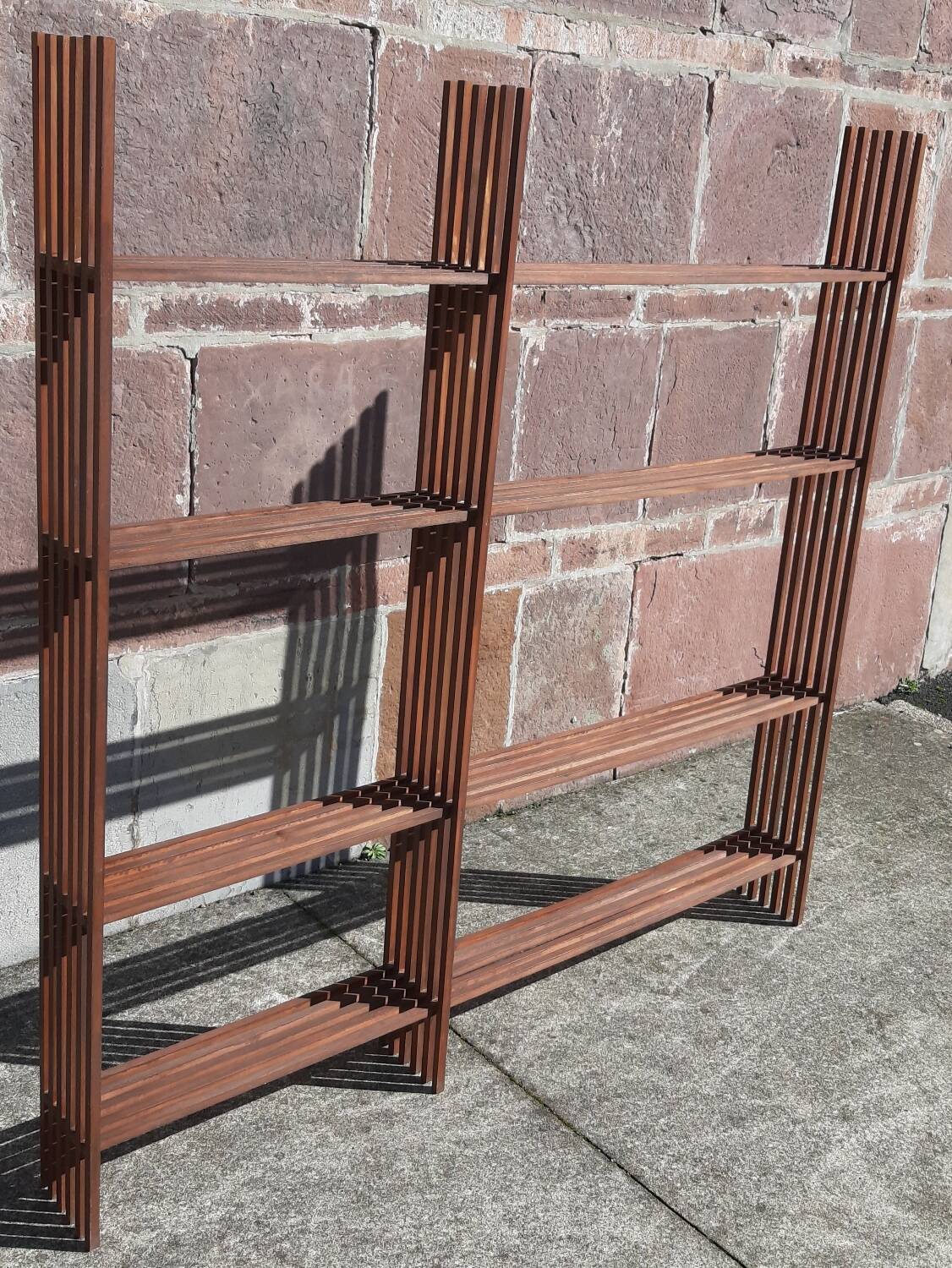 Scandinavian wall shelf (or bookcase), 60s/70s