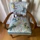 Armchair bridge Fabric "Bohemian" by Thévenon