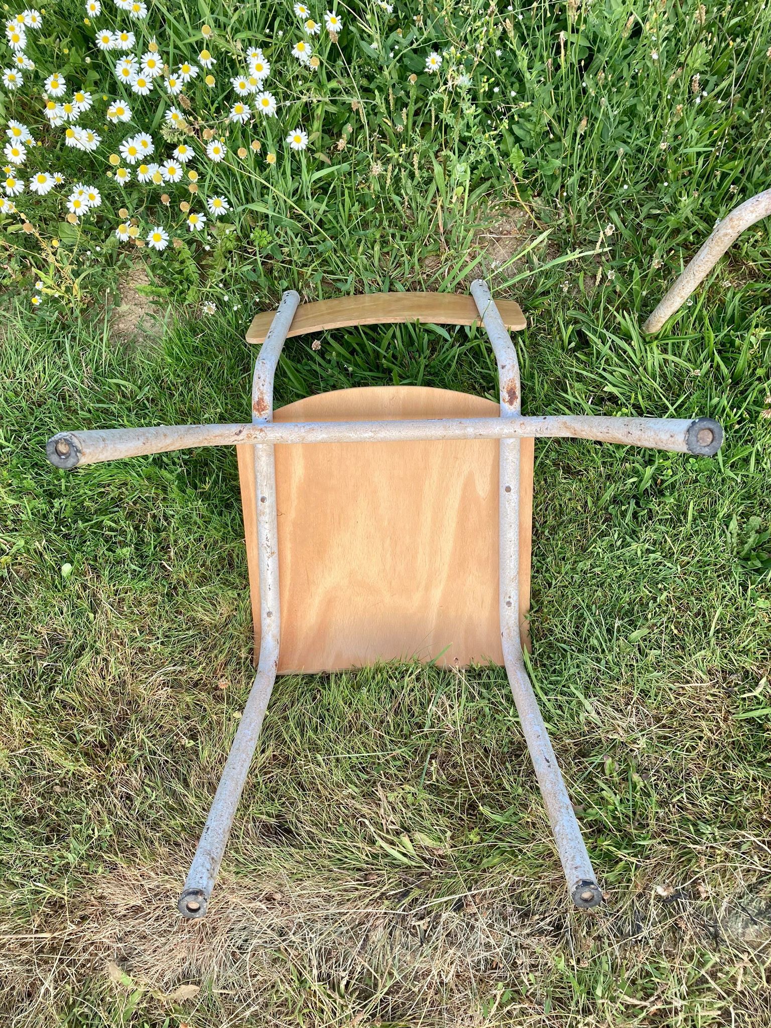 Lot of school chairs