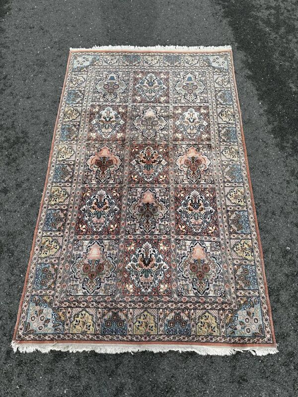 Tapis indien en soie