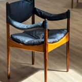 Extendable dining room table and chairs (by Kristian Solmer Vedel)