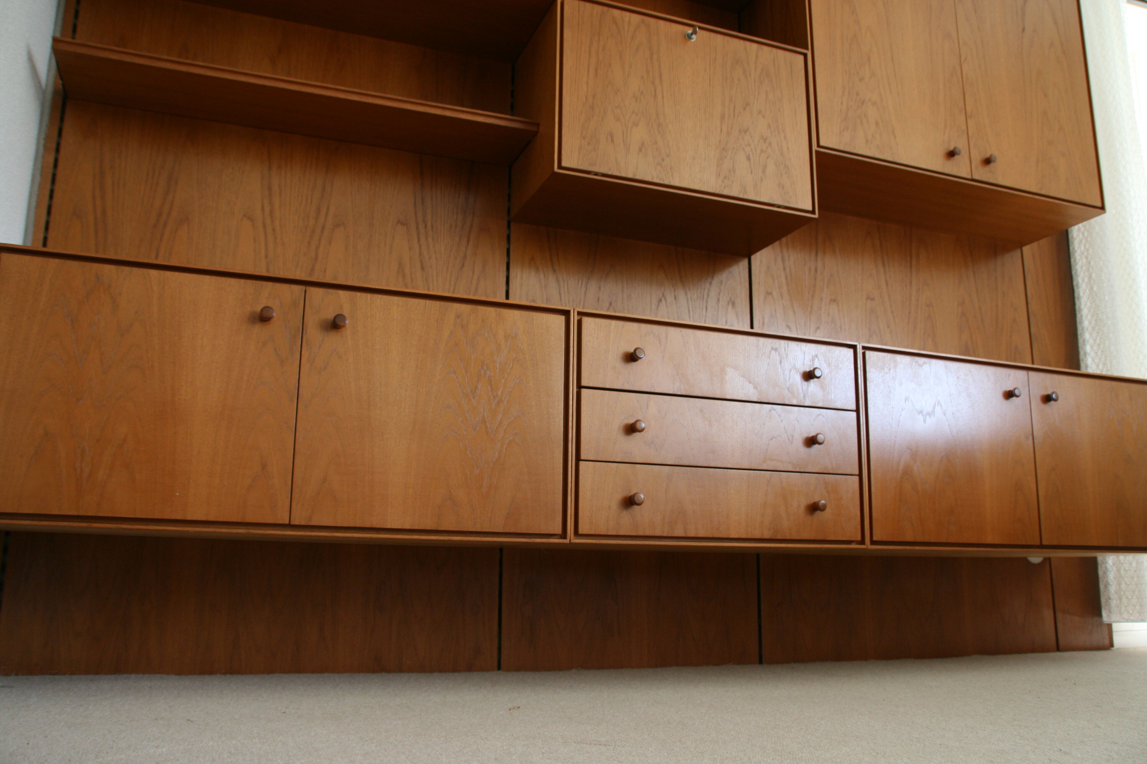 Vintage danish design wall unit by Hulsta