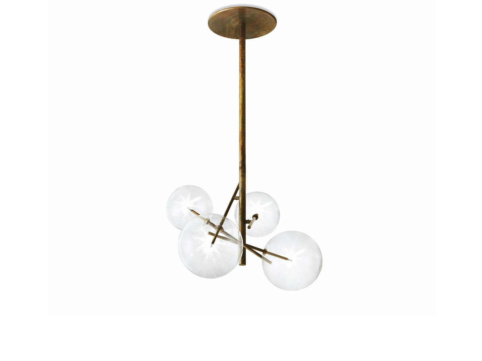 Suspension Gallotti & Radice, Bolle 4 lamps