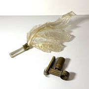 Large Vintage Murano Glass and Gold Leaf Wall Light by Barovier Toso, Italy