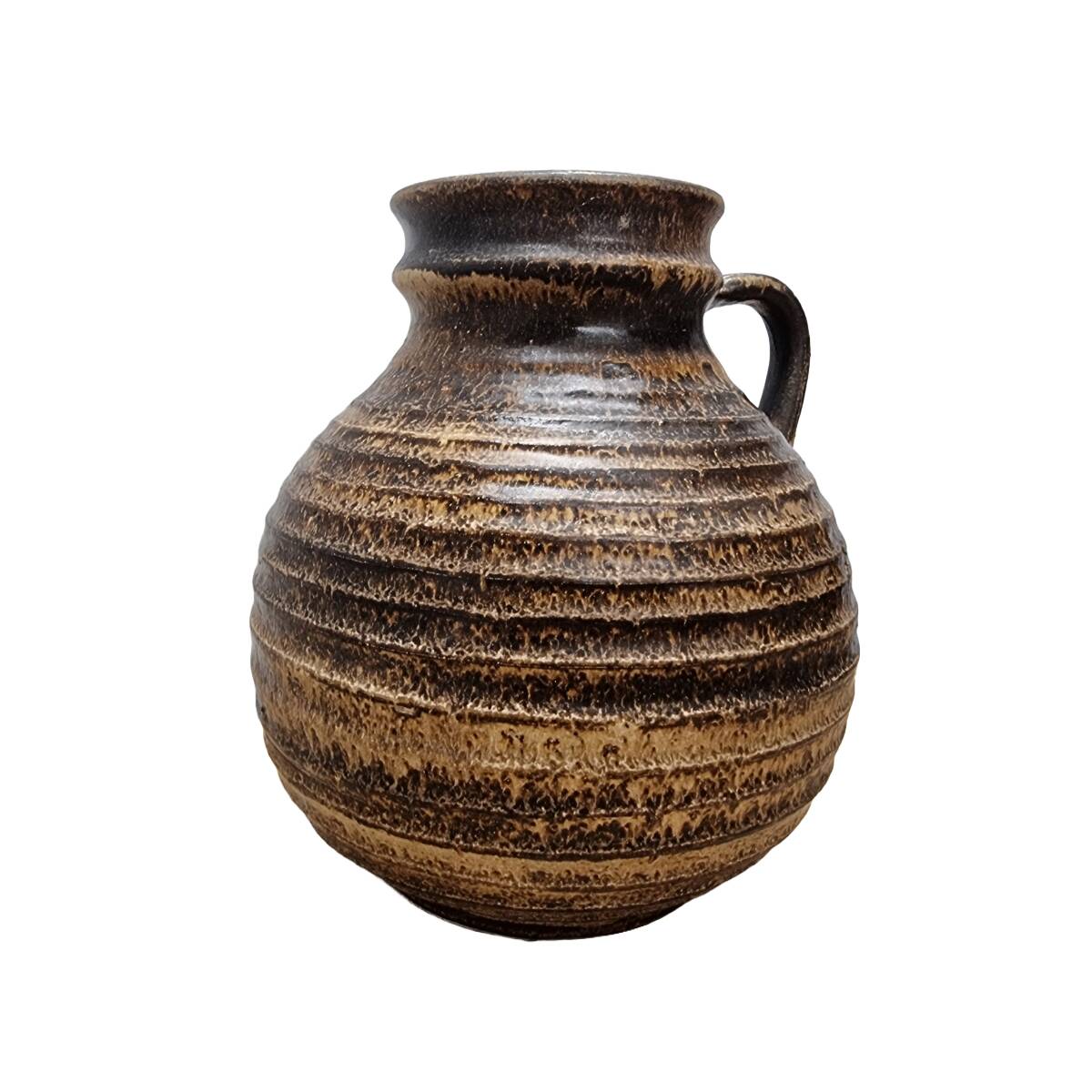 Vintage Stoneware Brown Jug, 1950s