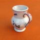 Milk jug XIXth polychrome ceramic floral decoration