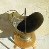 Old copper coal bucket