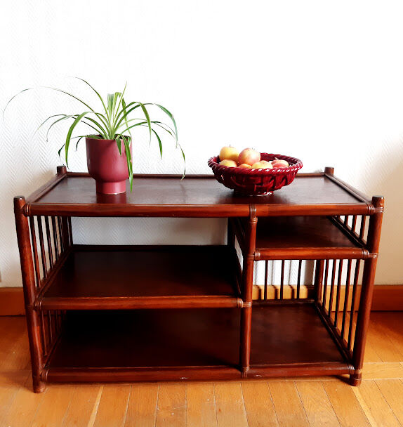 Rattan shelf 1960