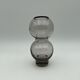 Murano glass 70s vase - mid century modern decor - vintage fume glass made in italy