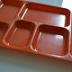 Set of 2 vintage 70's meal trays