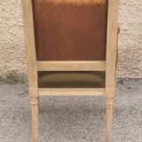 Louis xvi style upholstered armchair
