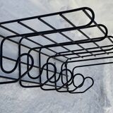 Vintage Ikea coat rack shelf 1980 Frän collection