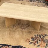 Table basse en travertin italienne
