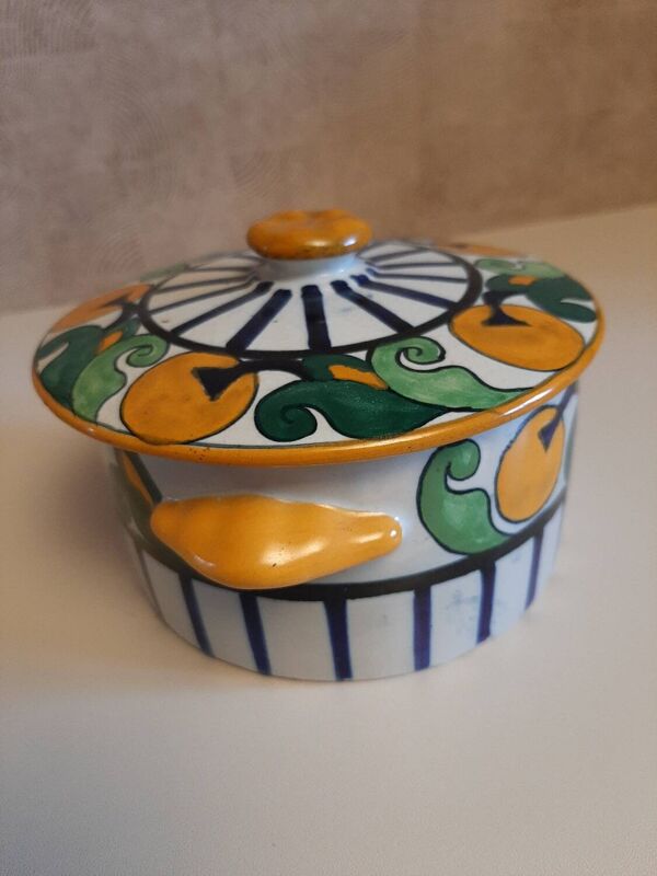 Rare bonbonnière art déco HB HENRIOT Quimper