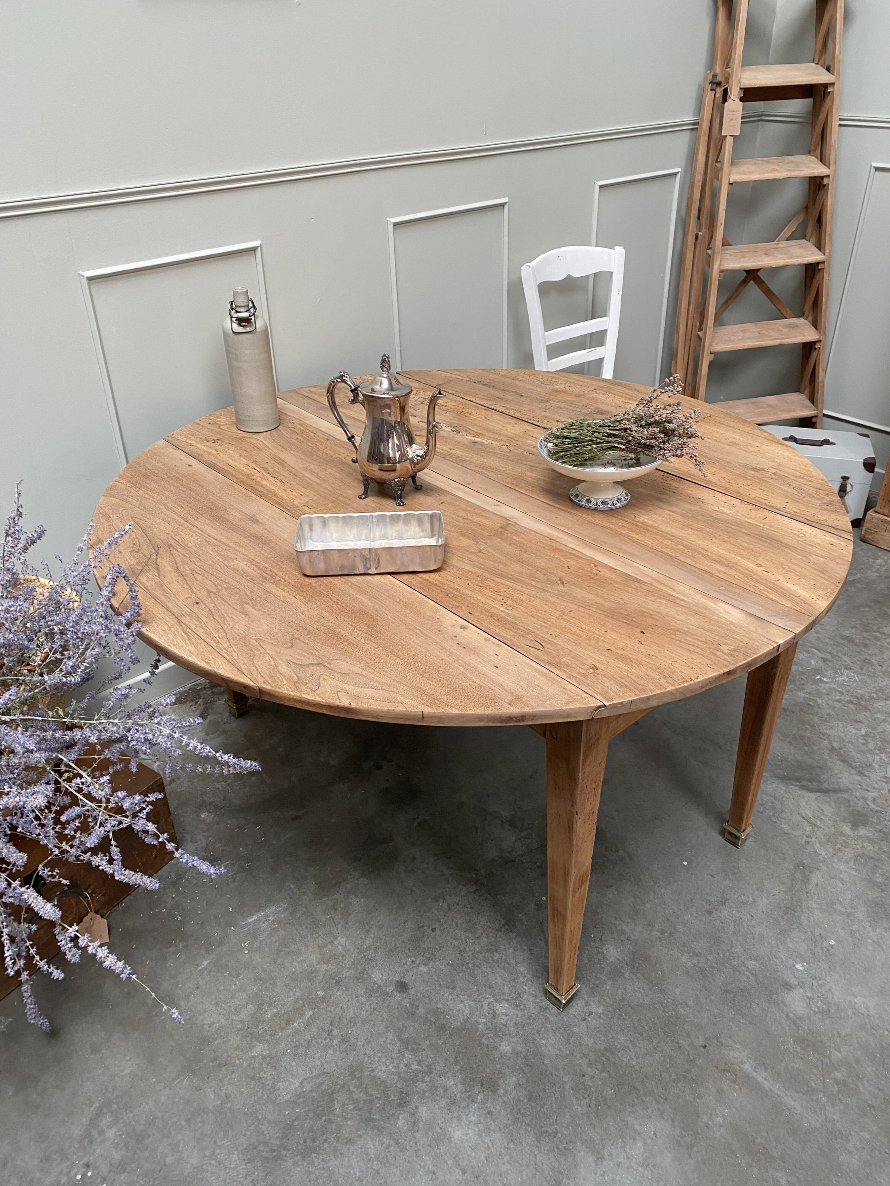 Table de ferme à rabats