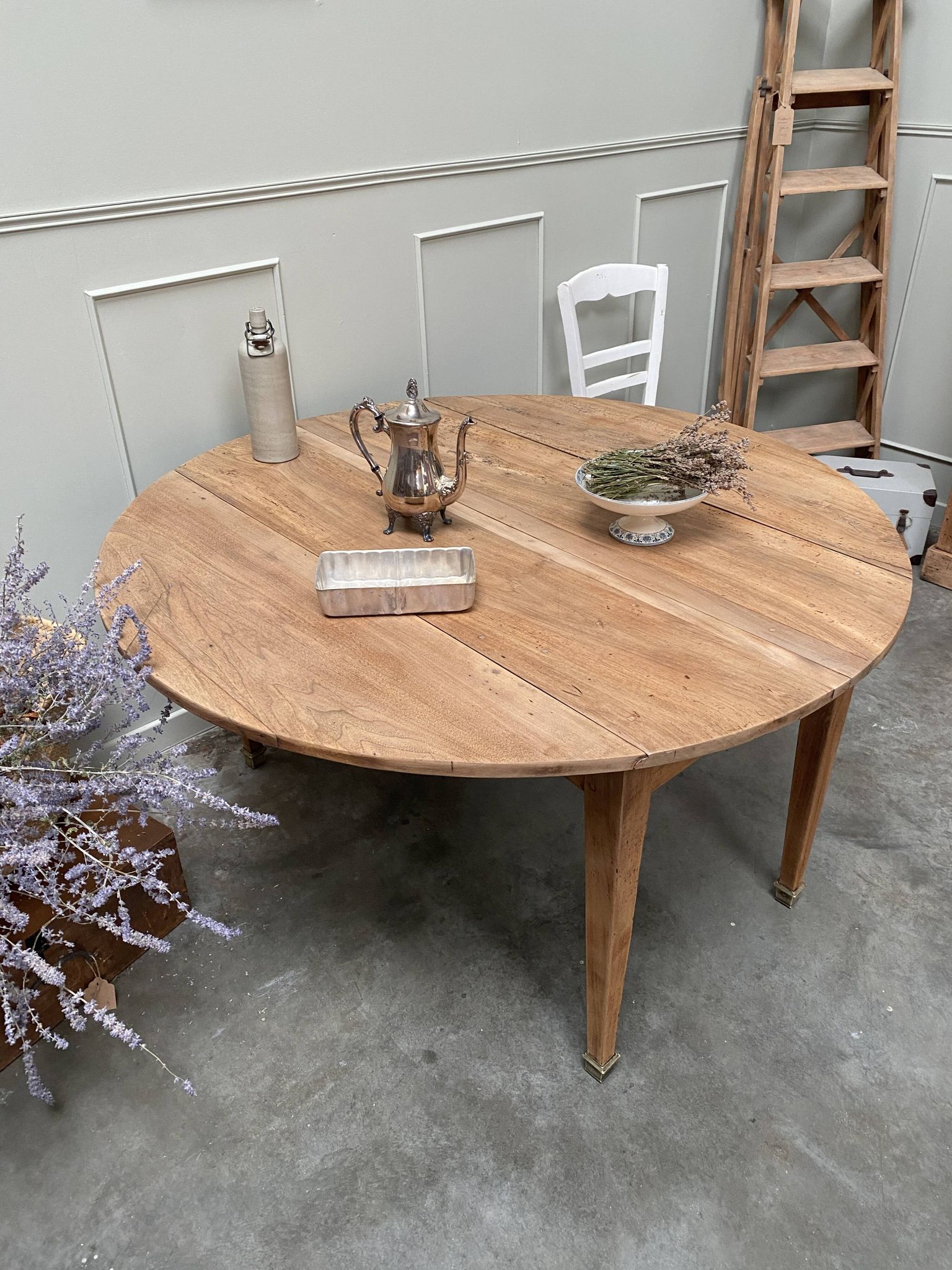 Table de ferme à rabats