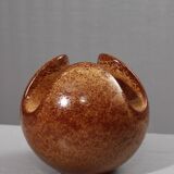 Roberto Rigon & Bertoncello Ceramiche trilobed sphere vase Italy 1970