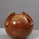 Roberto Rigon & Bertoncello Ceramiche trilobed sphere vase Italy 1970