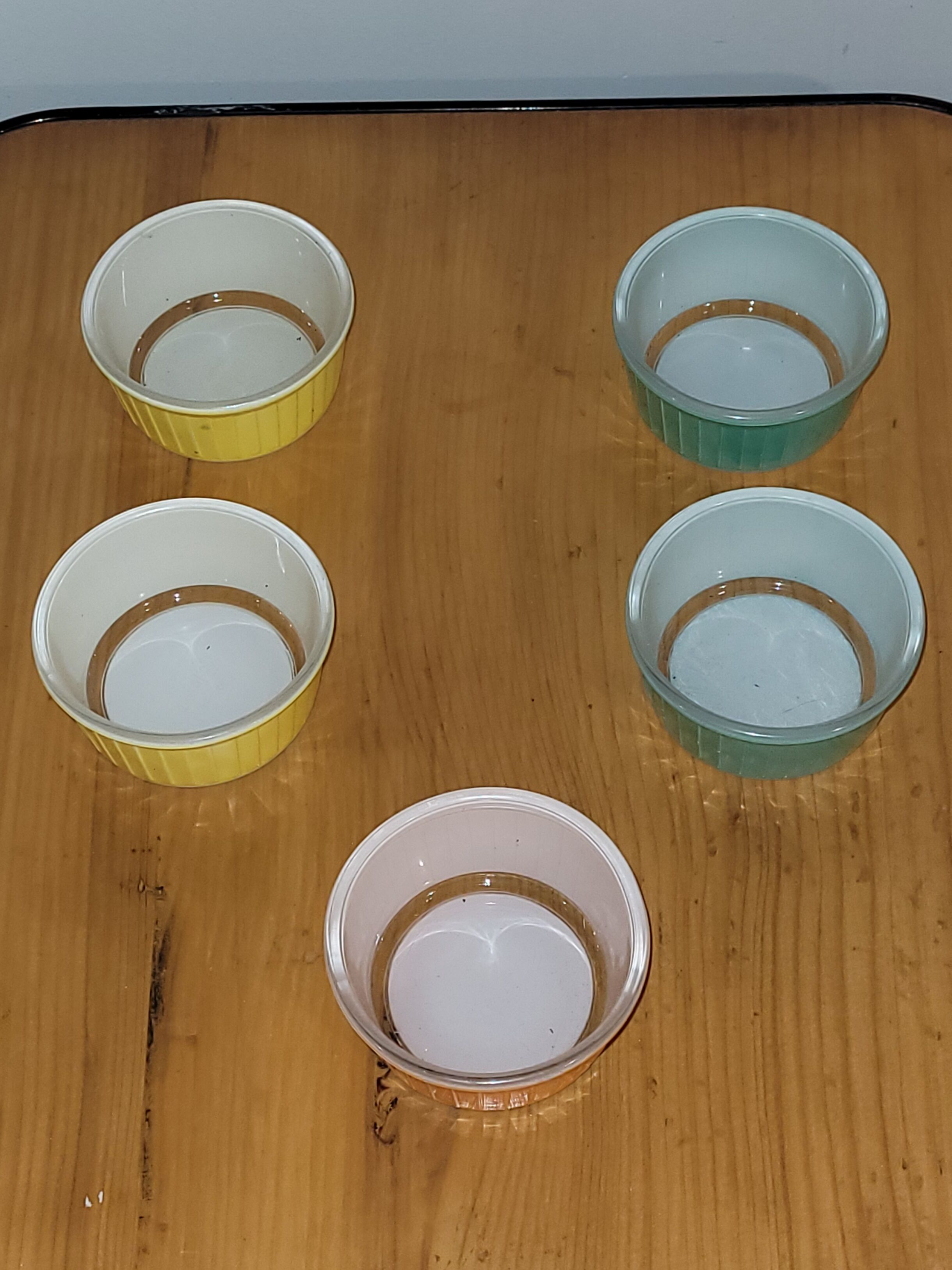 Lot service duralex couleur - vintage