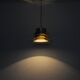 Classic Danish multilayered brass pendant