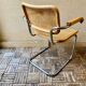 Cesca B64 armchair designed by Marcel Breuer, vintage Italy, 1980s.
