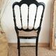 Chair Napoleon III period 19th.