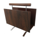 Vintage Magazine Rack in Wood, 1970s