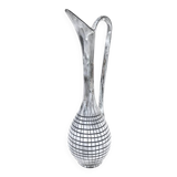 Vintage gray ceramic soliflore, 1970