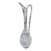Vintage gray ceramic soliflore, 1970