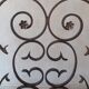 Wrought iron chimney grid