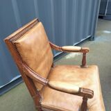 Paire de fauteuils anciens style Louis XVl